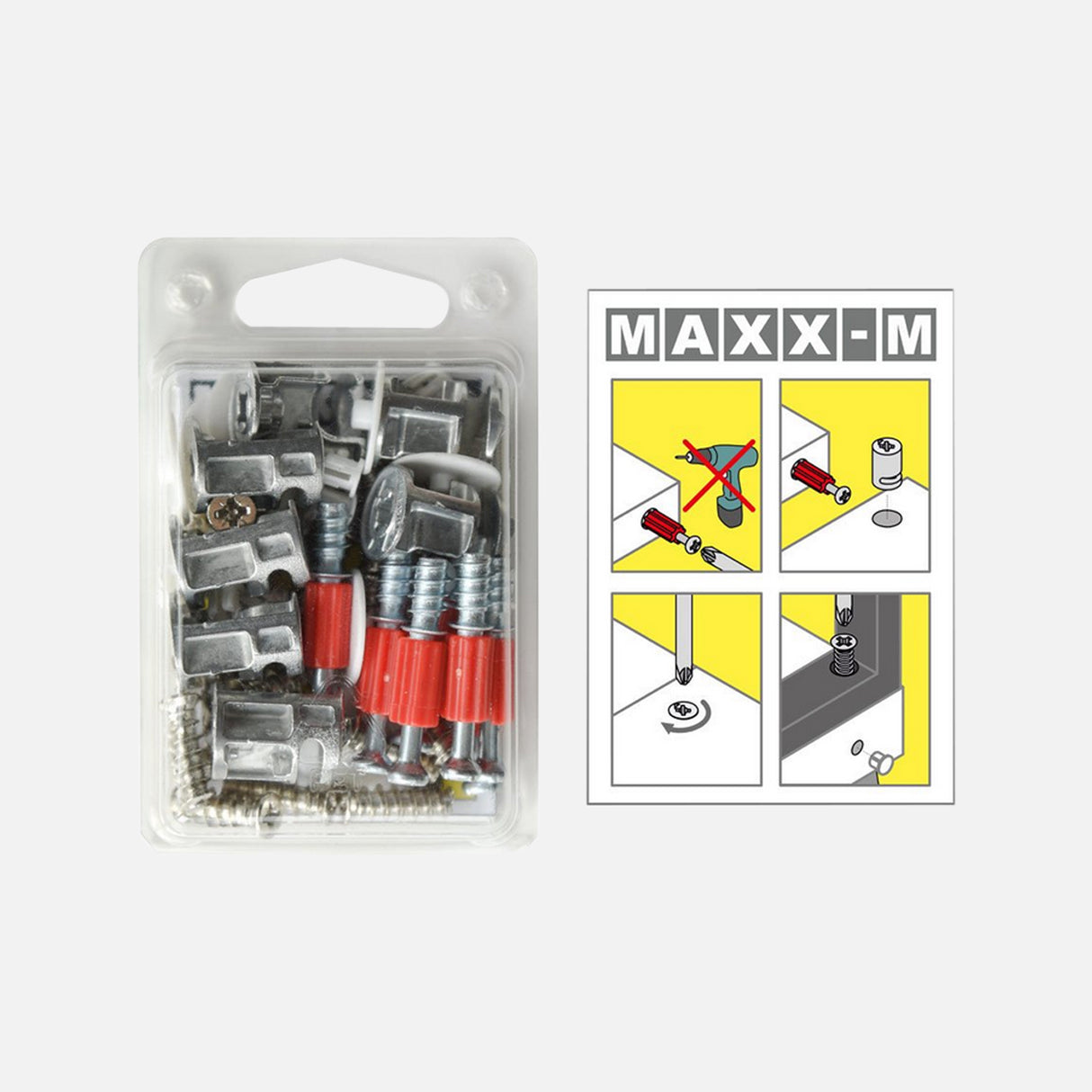 MAXX Metal Frames Fixing Pack White Panels (16 Pack)