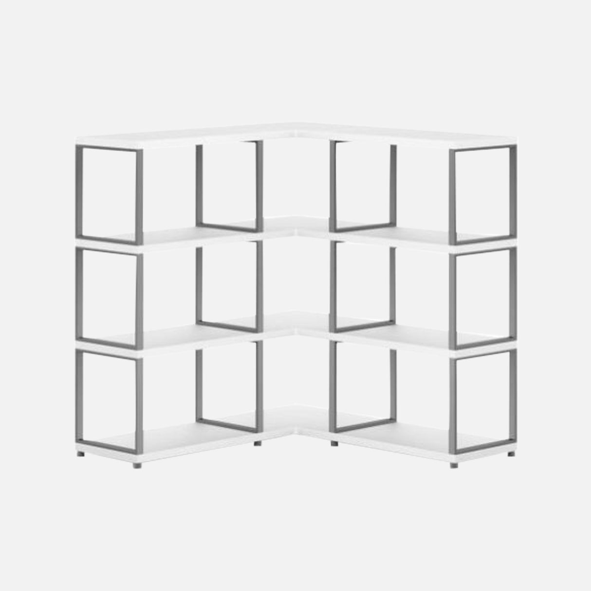Boon MAXX Metal White On Grey 3x3 Corner Unit