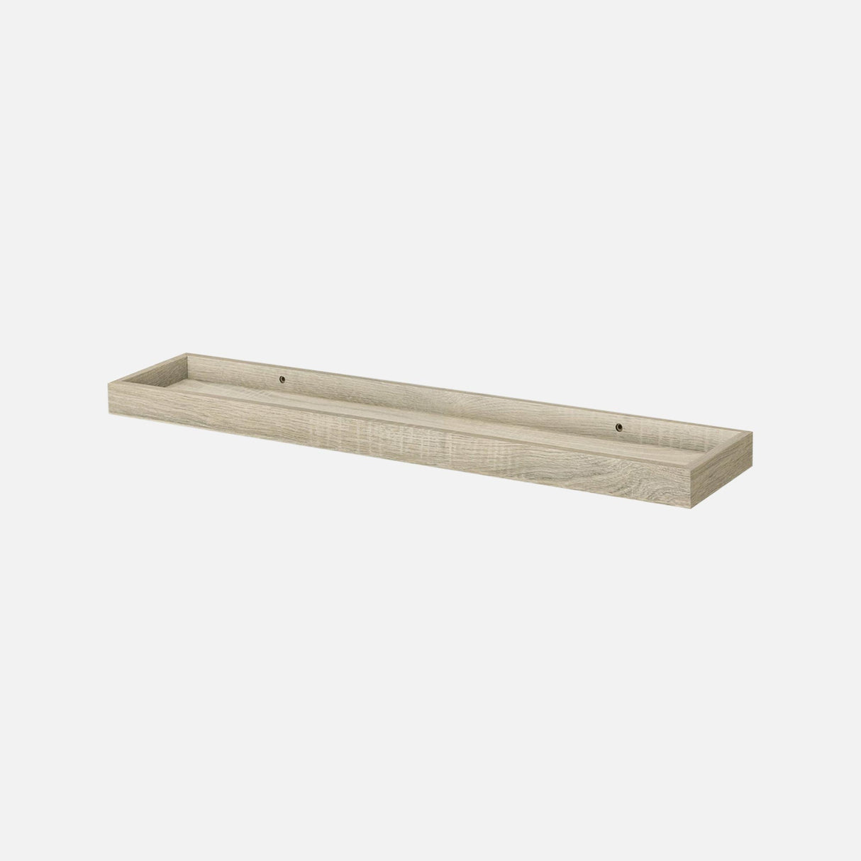 Floating Multi Shelf Oak Veneer 80x15x4cm