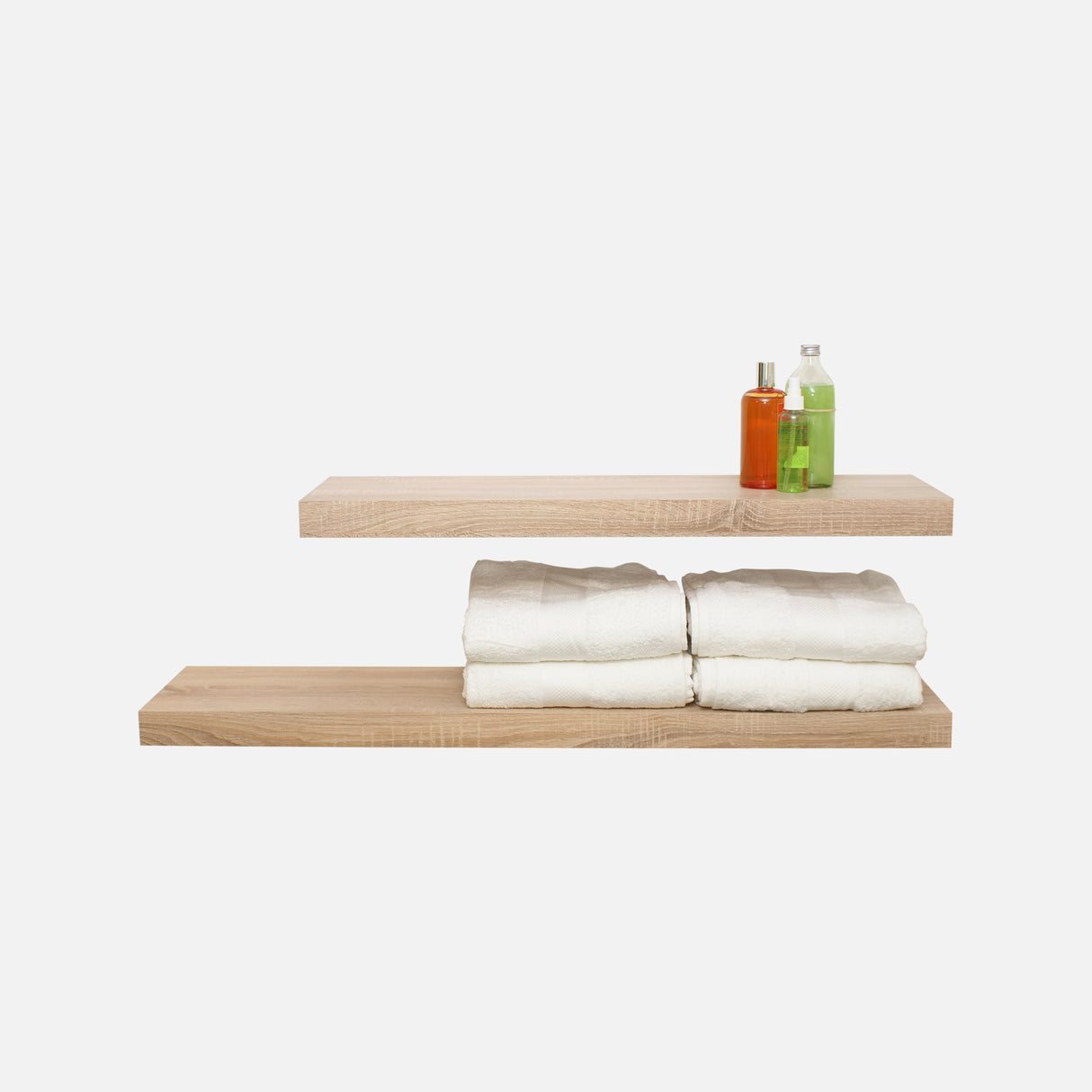 Floating Shelves Oak Veneer (Double Deal)