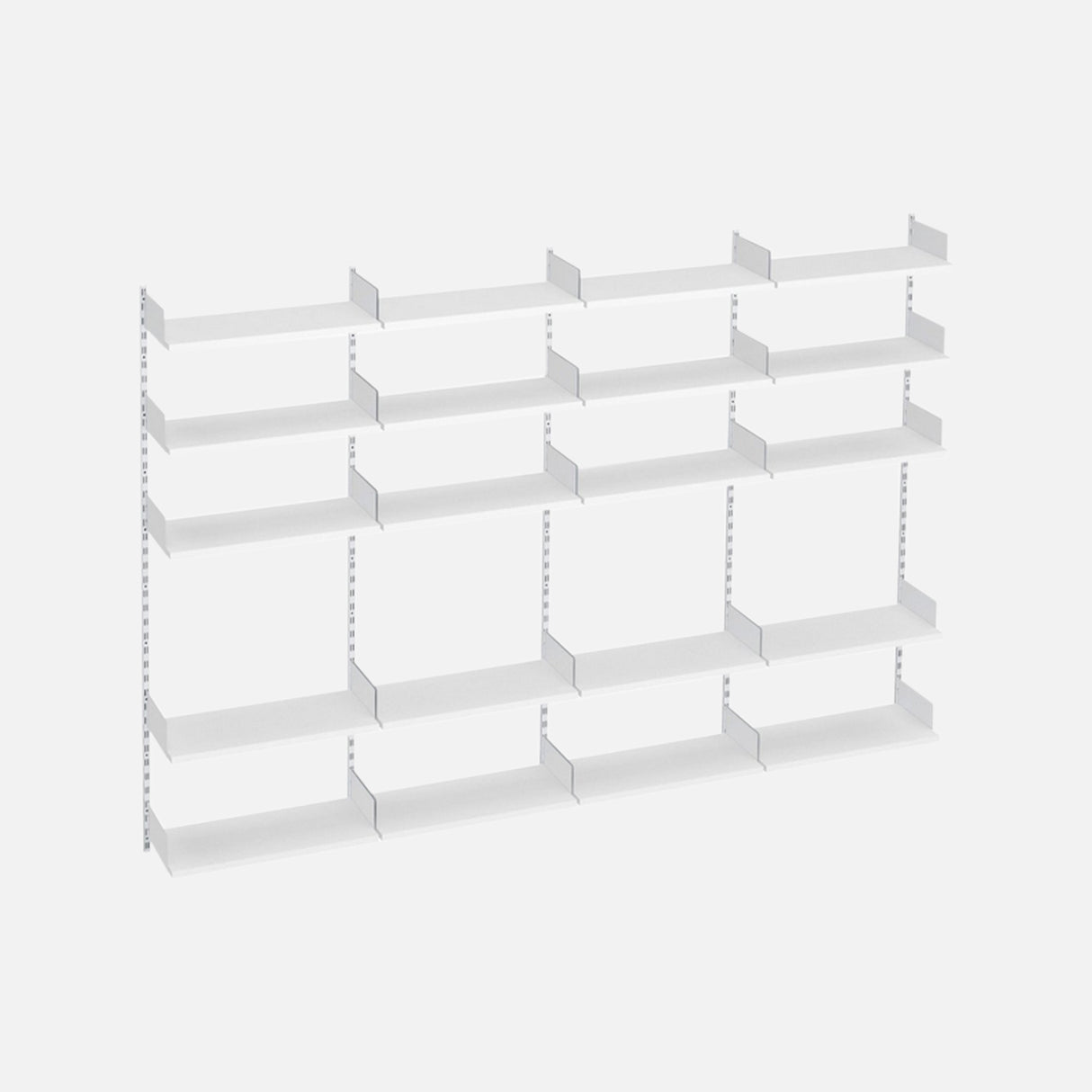 Sumo 20 Book Shelf Kit White 3210x420x2000mm