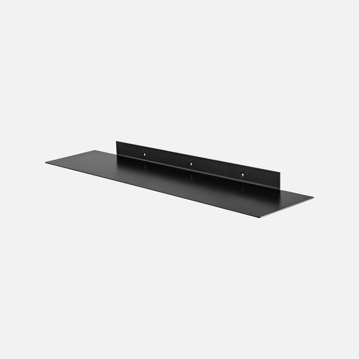 Katana Steel Floating Shelf Matte Black 600x200mm