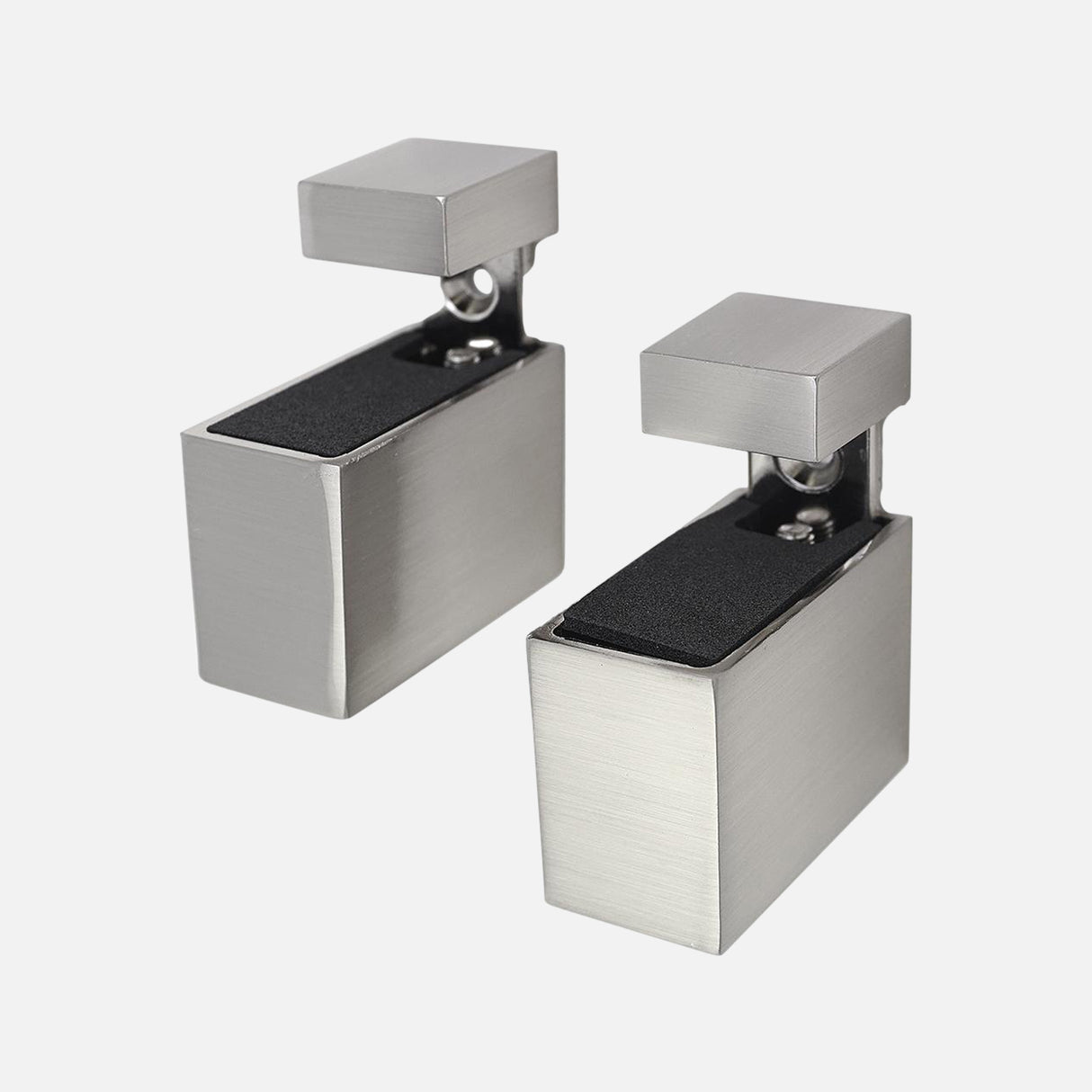 Quadro Cube Clip Brackets Stainless (Pair)