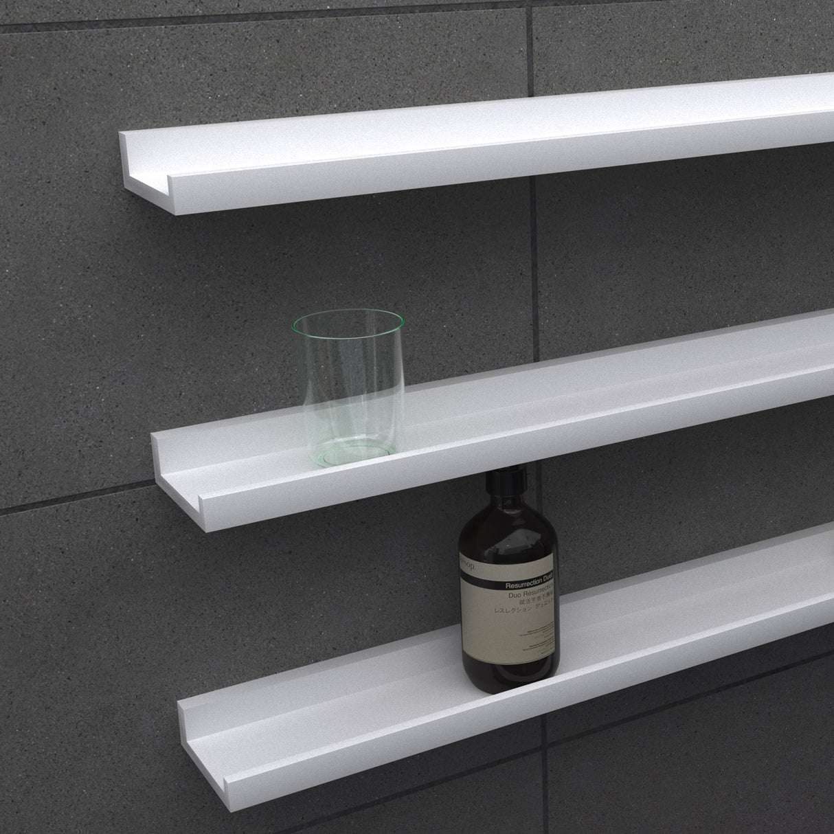 Belle Ledge Shelves 80x10cm (Triple Deal)