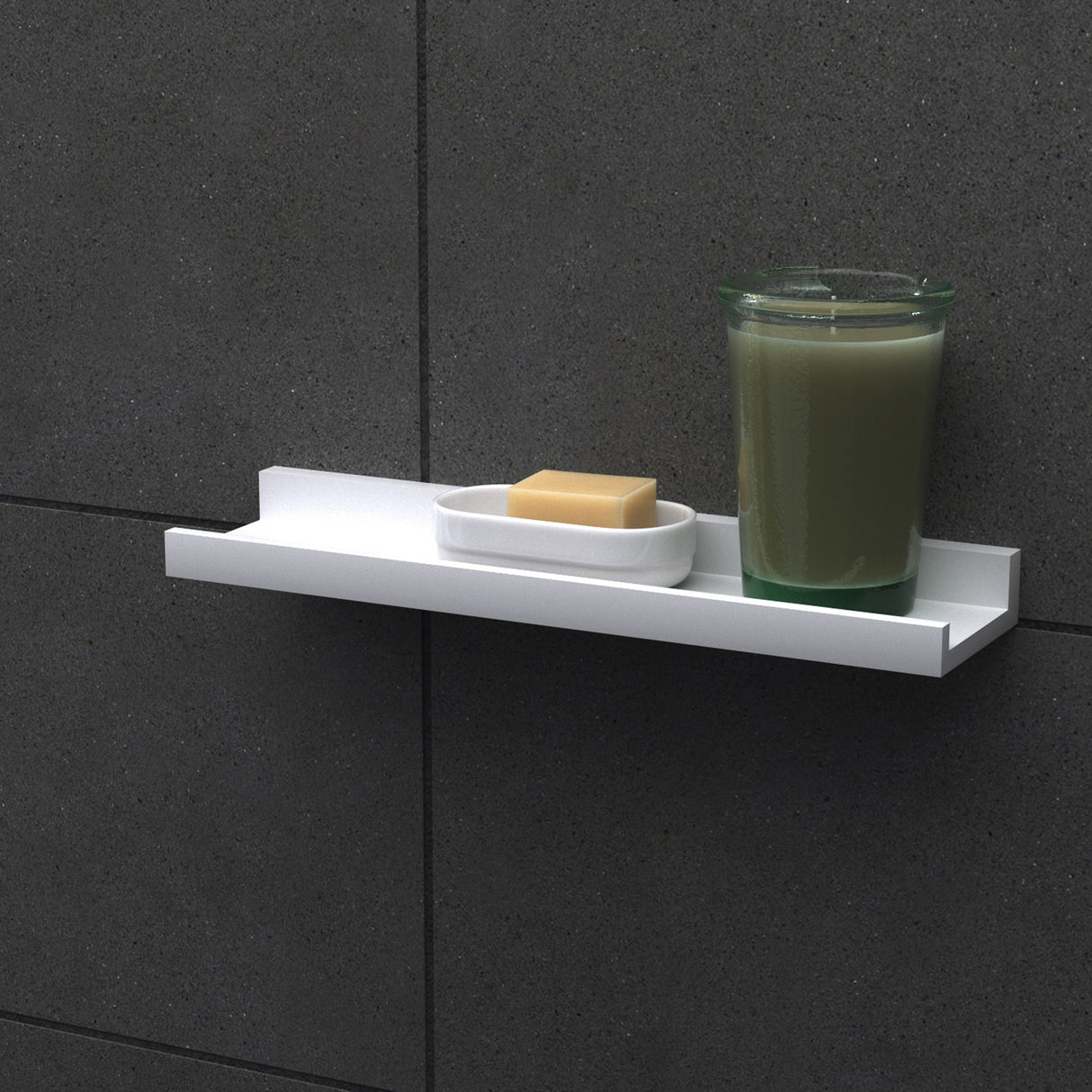 Belle Ledge Shelves 40x10cm (Double Deal)