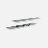 Floating Shelves Matte White 1200x250x38mm (Double Deal)