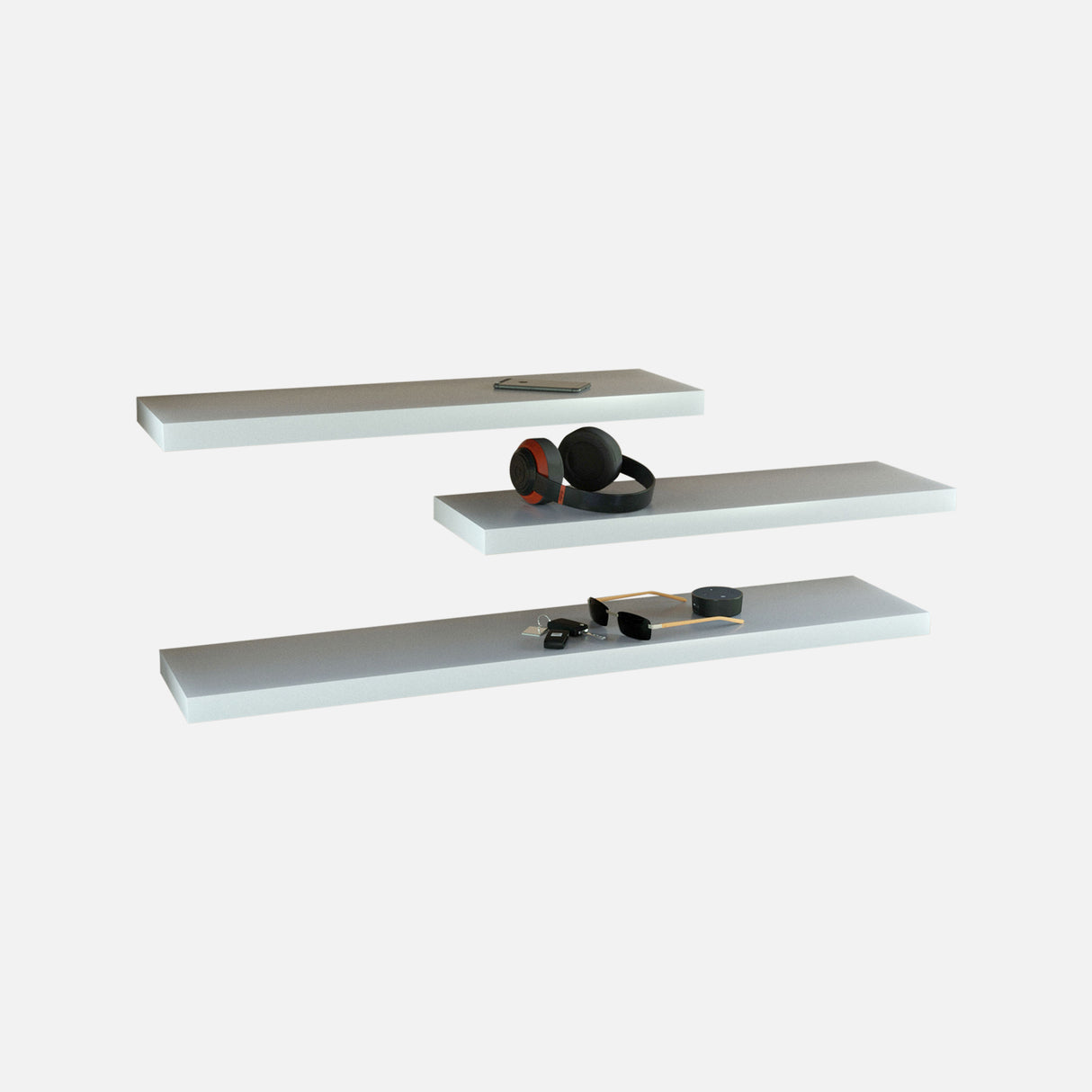 Floating Shelves Matte White (Triple Deal)