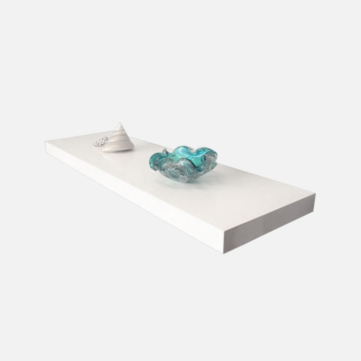 Floating Shelf Gloss White 800x250x38mm