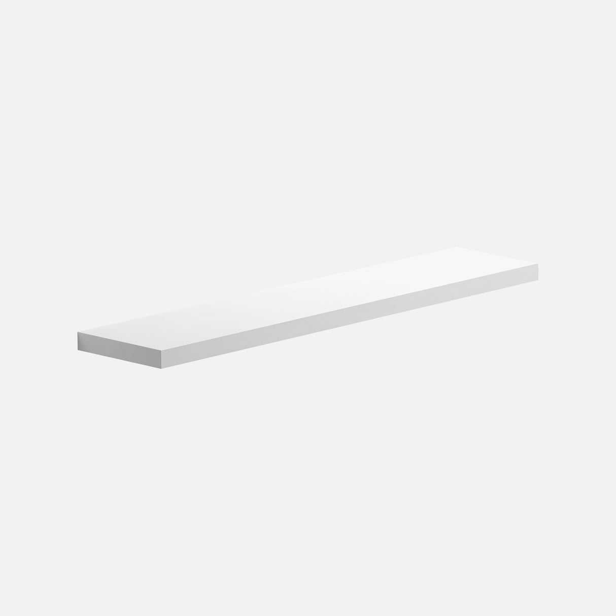 Floating Shelf Matte White 1000x250x38mm