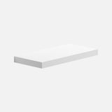 Floating Shelf Matte White 400x250x38mm