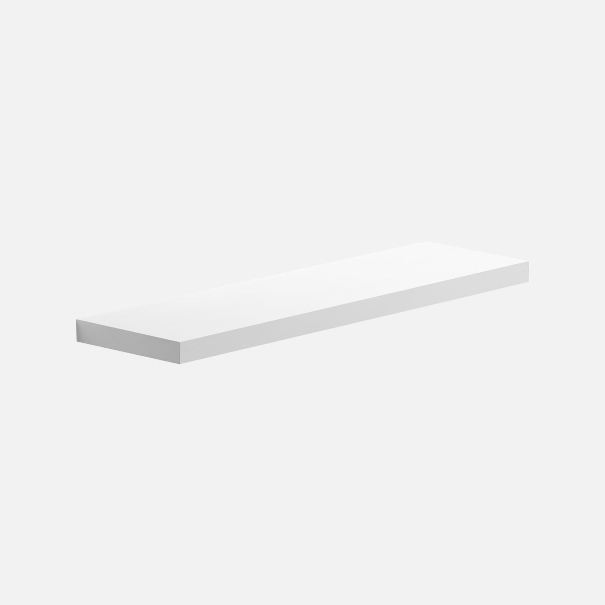 Floating Shelf Matte White 800x250x38mm