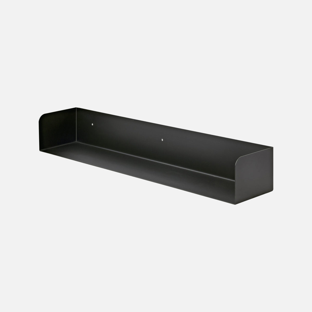Showcase Steel Shelf Matte Black 600x150x115mm