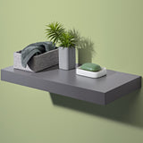 European Made Floating Shelf Stone Grey 570x250x50mm