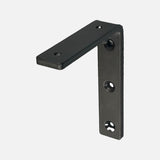Strong Steel Shelf Bracket Matte Black 100x125x25mm