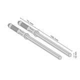 Floating Shelf Bracket Steel Support Rod (Pair)
