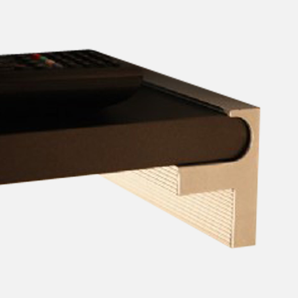 European Made Black Sumo Shelf 450x300x25mm