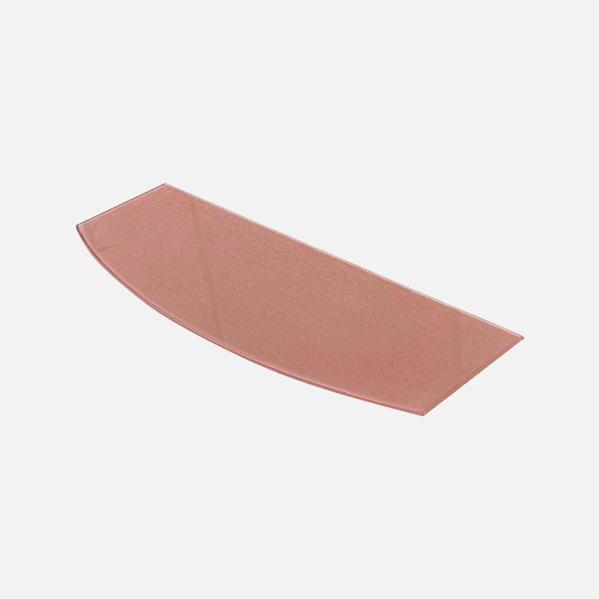 Terracotta Effect Curved Glass 800x200x6mm
