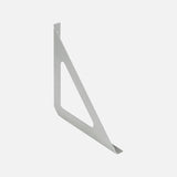 Tri Bookend Bracket Silver