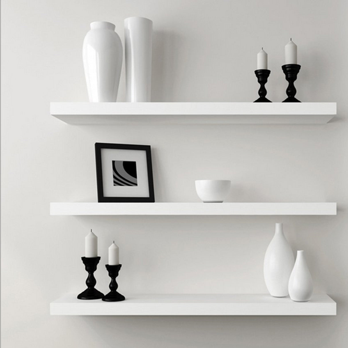 Floating Shelves White 1150 (Triple Deal)