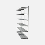 Ventilated 12 Shelf And Brackets Kit Black 2000x420x1600mm