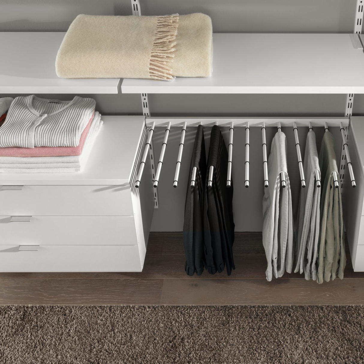 Pants Rack White 800x400mm