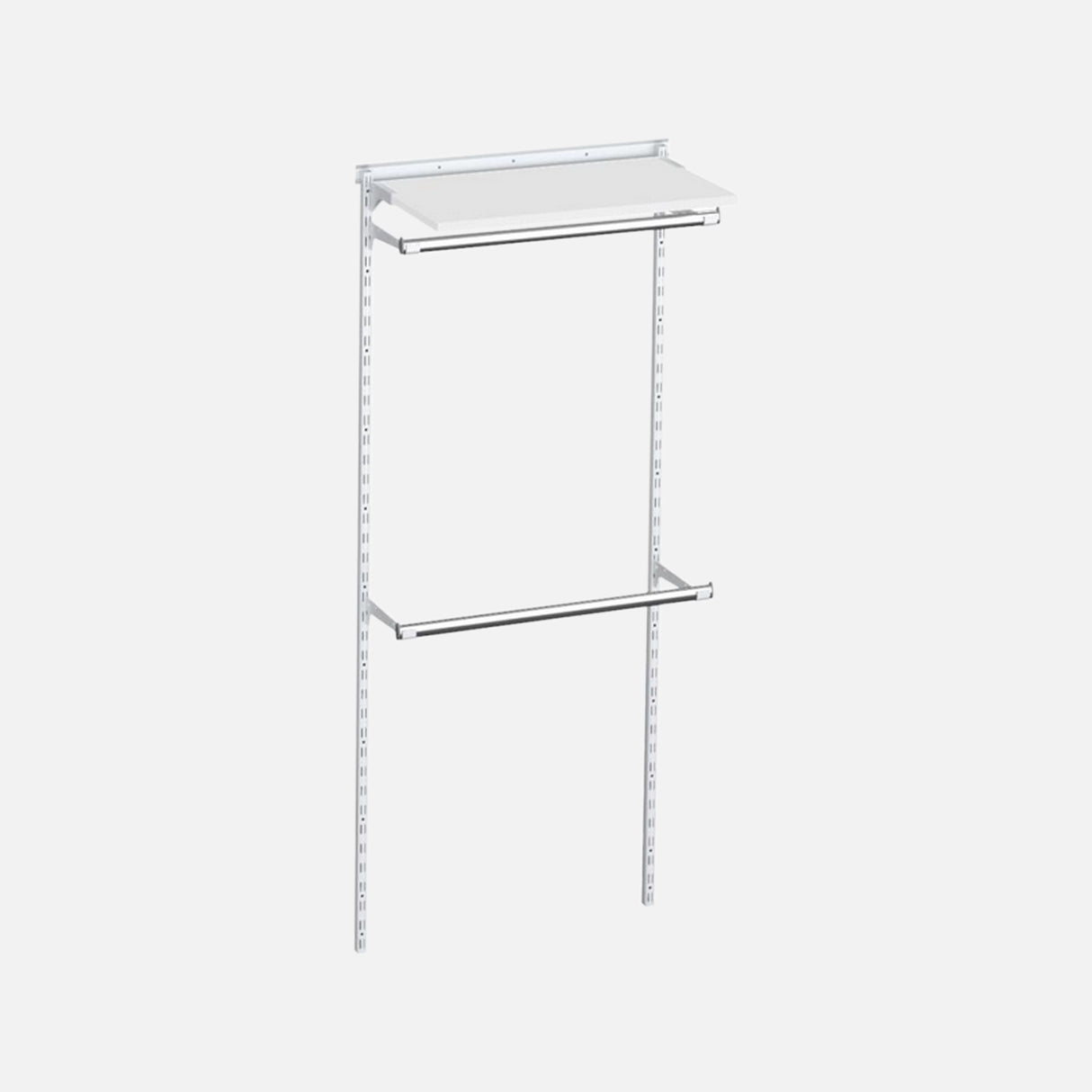 Sumo 1 Shelf Kit White & 2 Rails 850x430x2000mm