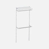 Sumo 1 Shelf Kit White & 2 Rails 850x430x2000mm