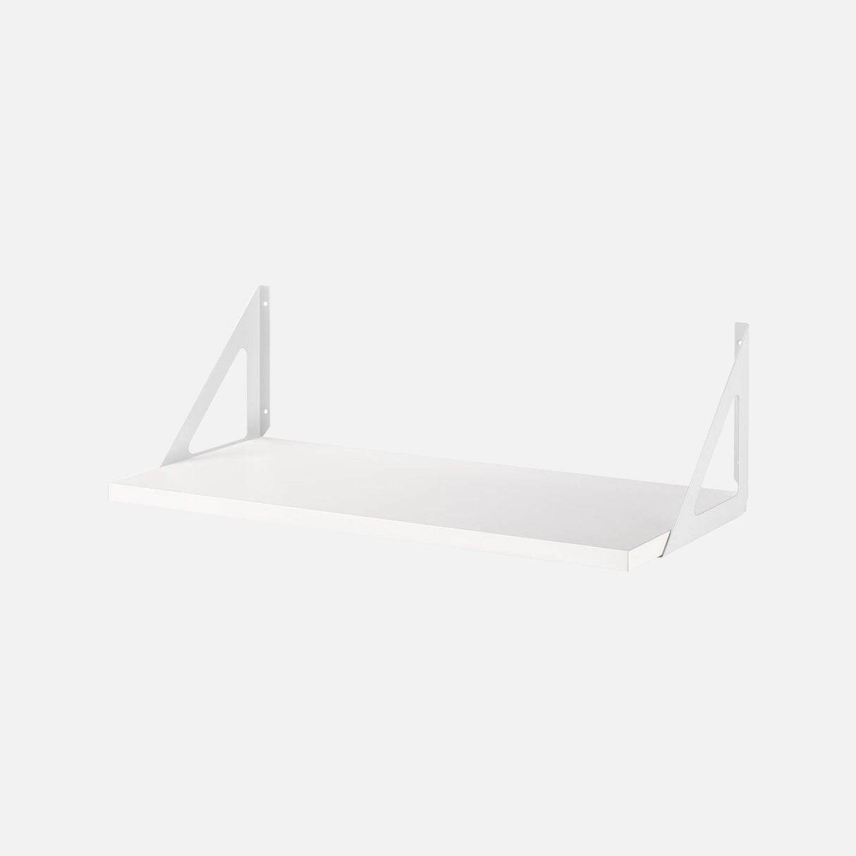Tri Bookend Bracket White