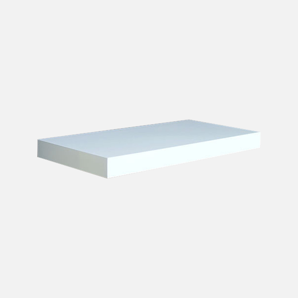 Floating Shelf Gloss White 600x300x50mm