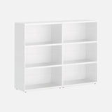 European Made Case Bookcase 2x3 Maxi White