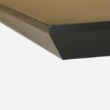 Beveled Edge Floating Shelf Matte Black 800x200x32mm