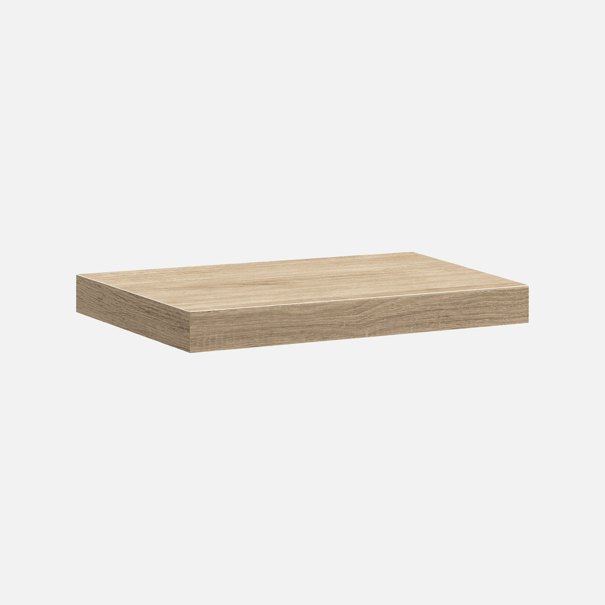 European Made Floating Shelf Oak 570x250x50mm | Shelving Shop