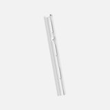 Single Slot 50mm Pitch Bracket White 350mm