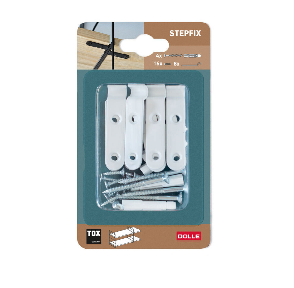 StepFix Mounting Hardware Kit | for 2 shelf boards