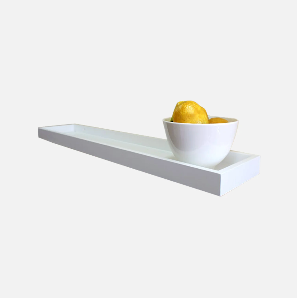 Floating Multi Shelf Matte White 600x150x40cm
