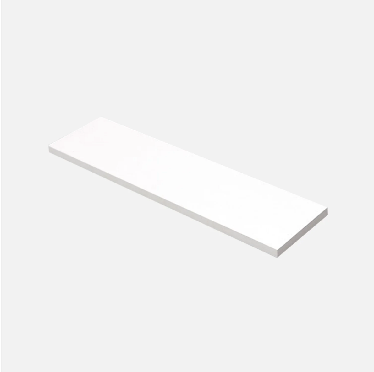 European Made Laminated White Shelf 800x250x19mm