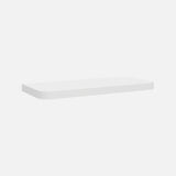 Rounded Corners Floating Shelf Matte White 1000x200x38