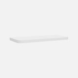 Rounded Corners Floating Shelf Matte White 1200x200x38mm