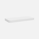 Rounded Corners Floating Shelf Matte White 600x200x38mm