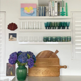 Floating Shelf Gloss White 1200x250x50mm