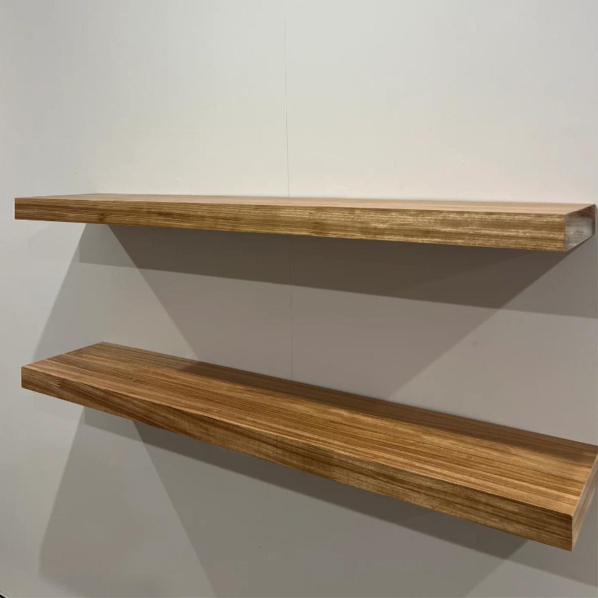 Floating Shelf Walnut Wood Veneer 450x250x50mm
