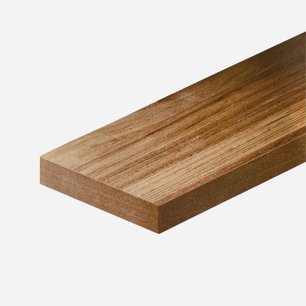 Floating Shelf Walnut Wood Veneer 450x250x50mm