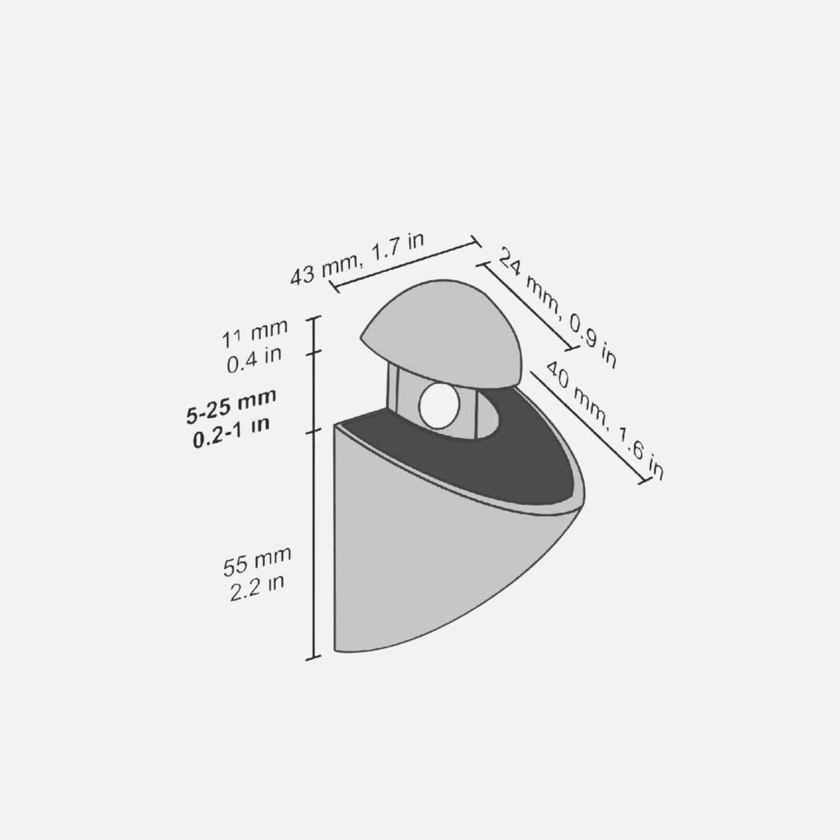 Splash Clip Bracket Stainless (Pair)