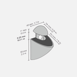 Splash Clip Bracket Stainless (Pair)