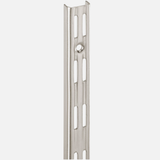 Galvanised Double Slot 50mm Pitch Wall Strips 1995mm