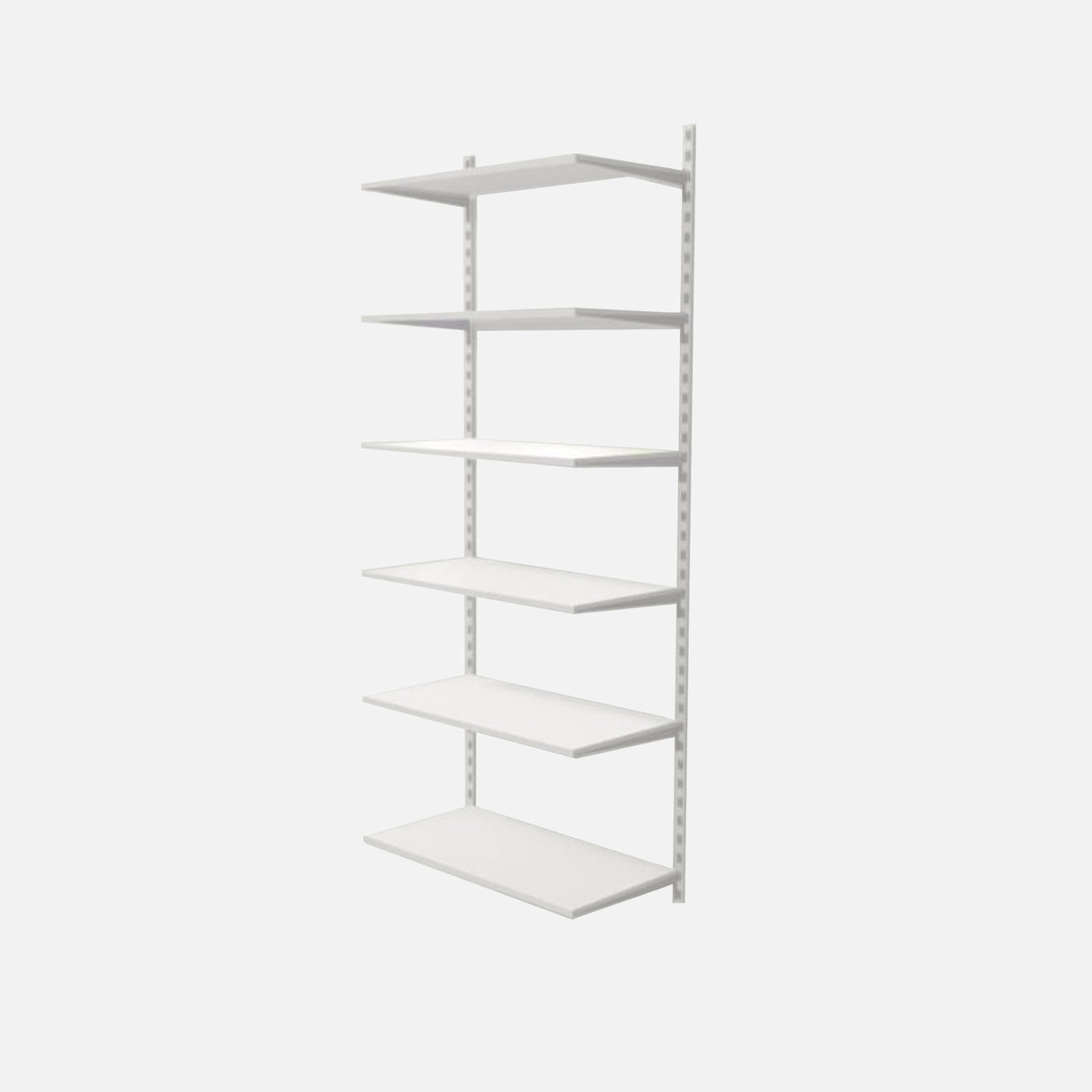 6 Steel Shelf Kit White 2000x800x320mm