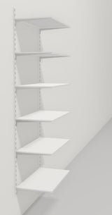 6 Steel Shelf Kit White 2000x800x320mm