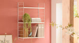 White Step Hanging Shelving Kit 900x1850x265mm