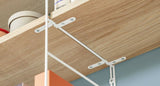 White Step Hanging Shelving Kit 450x600x265mm