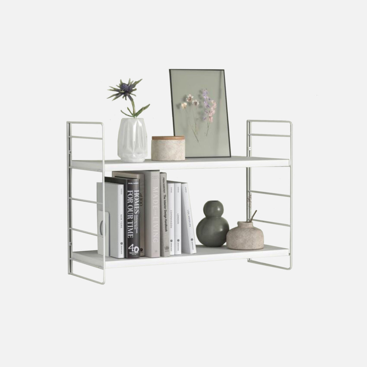White Step Hanging Shelving Kit 450x600x265mm